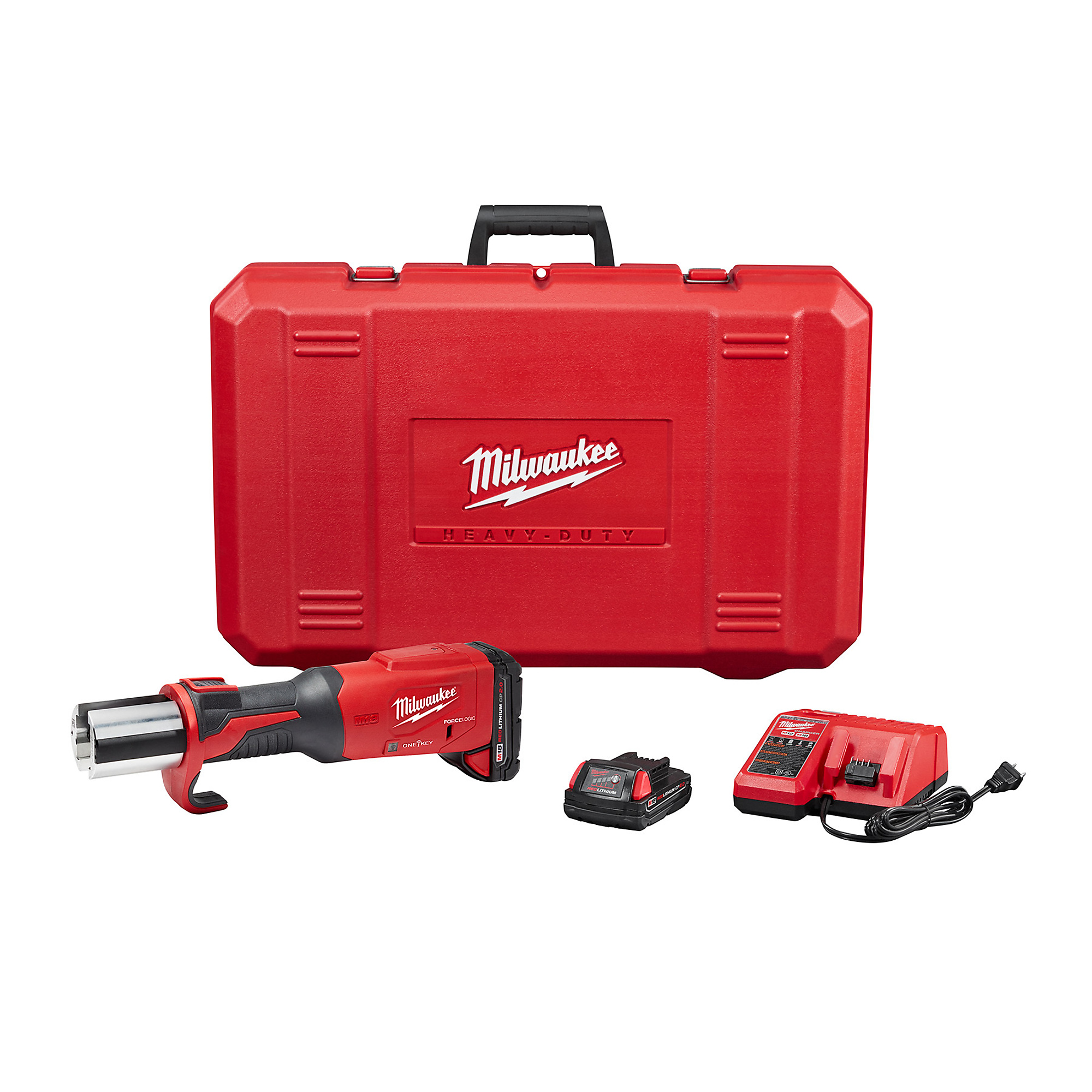 Milwaukee, M18 FORCE LOGIC Press Tool w/ ONE-KEY, Max. Pipe Diameter 4 in, Model# 2922-20